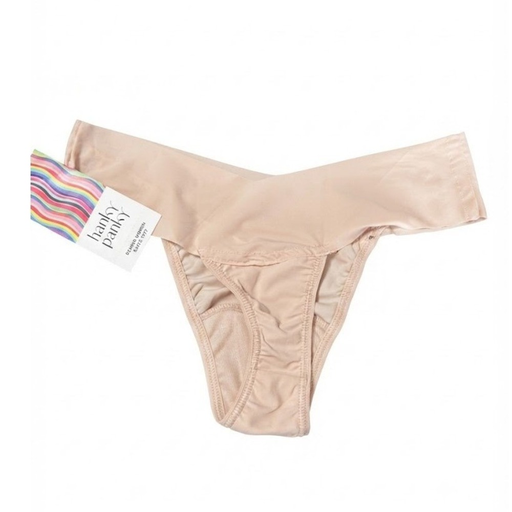NEW Hanky Panky BreatheSoft Thong Blush Pink Small Low Rise Seamless - EAH